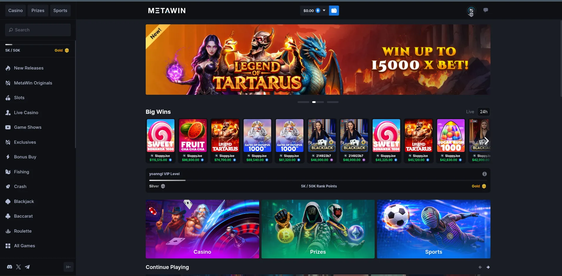 Metawin overview screenshot